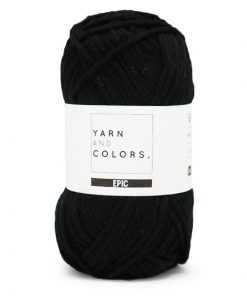 Yarns and colors epic black
