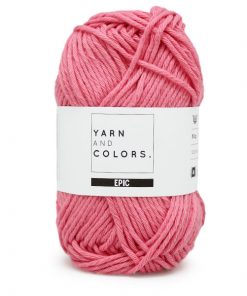 yarns and colors peony pink