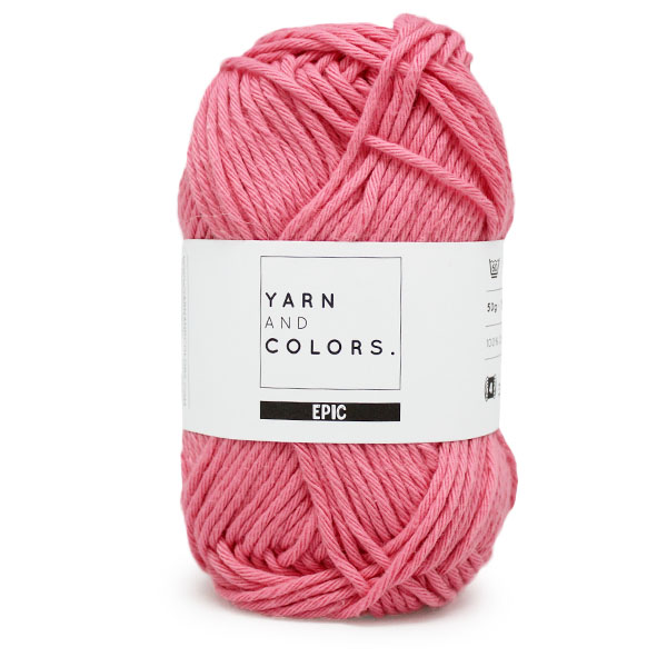 yarns and colors peony pink