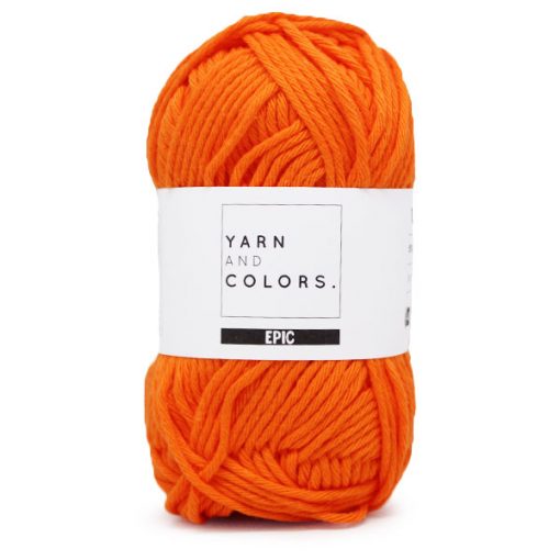 yarns and colors epic orange